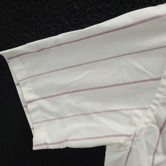 Enro Mens Button Up Shirt Multicolor Size 16 Cotton Blend Short Sleeve Collar - Picture 10 of 12